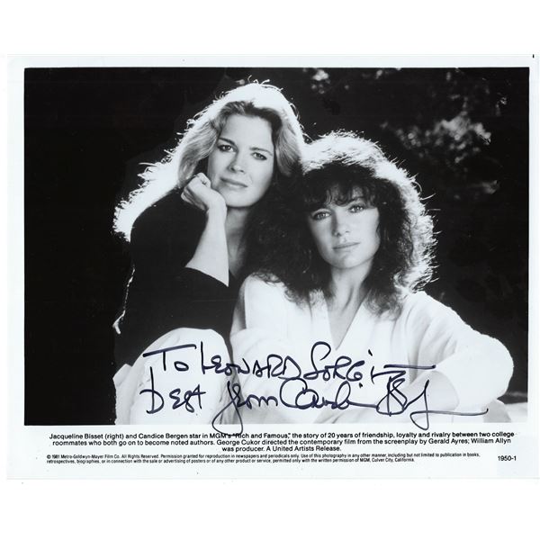Candice Bergen Signed Photo