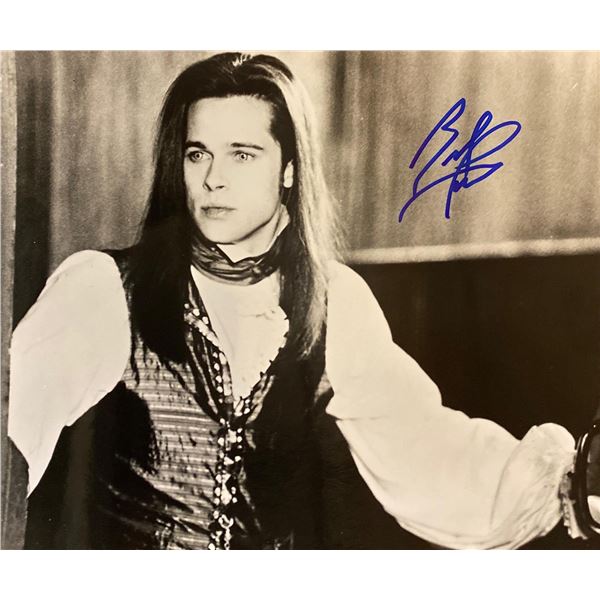 Interview with the Vampire Brad Pitt signed movie photo. GFA Authenticated