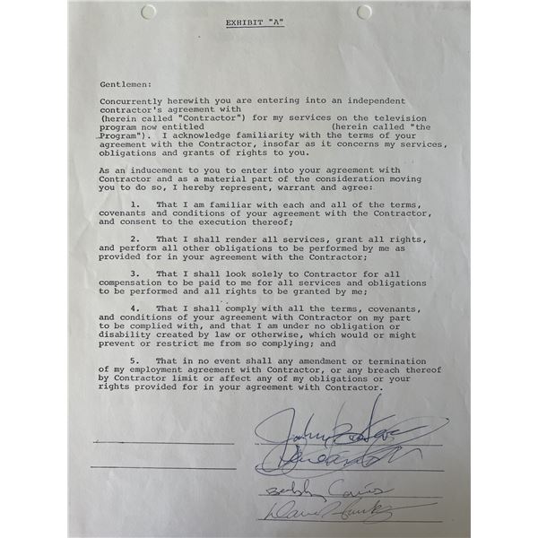 The Unbeatables signed contract
