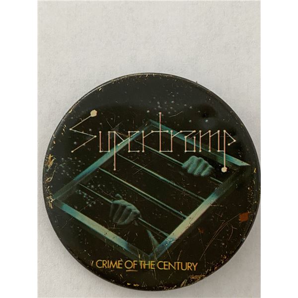 Supertramp Crime of the Century vintage concert pin