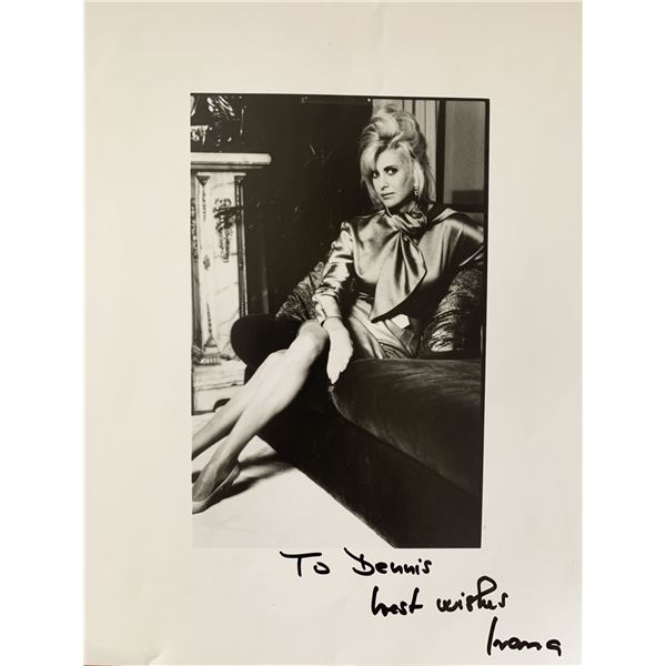 Ivana Trump Signed Photo
