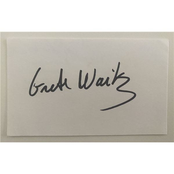 Marathon runner Grete Waitz original signature