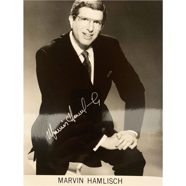 Composer Marvin Hamlisch signed photo