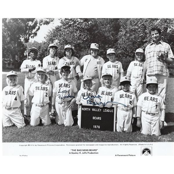 The Bad News Bears Chris Barnes signed movie photo