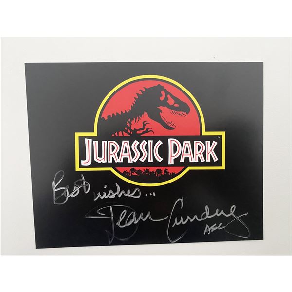 Jurassic Park Cinematographer Dean Cundey signed photo