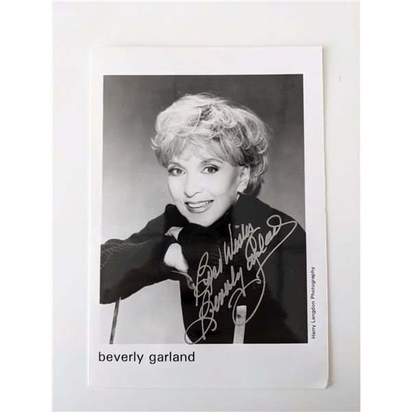 Beverly Garland signed photo