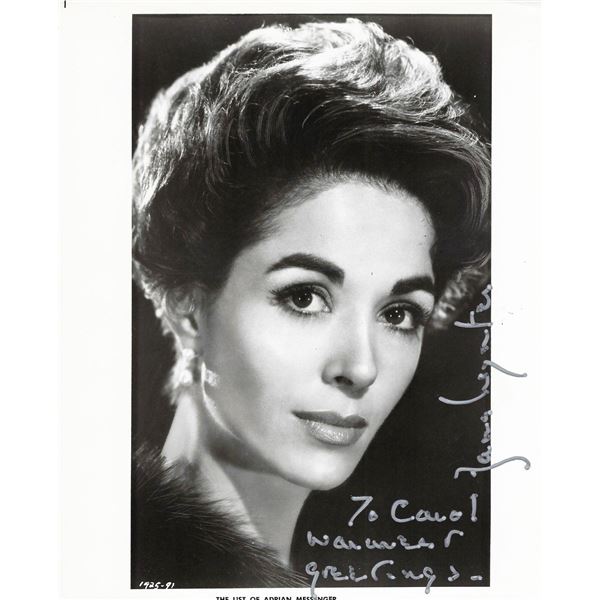The List of Adrian Messenger Dana Wynter signed movie photo