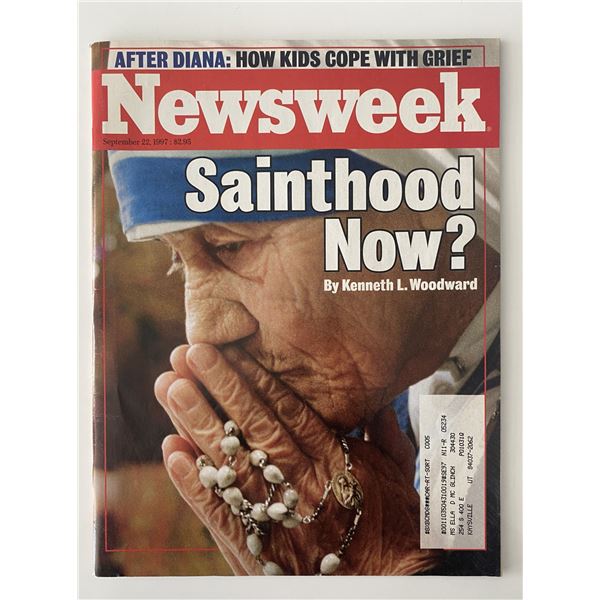 Newsweek Mother Teresa magazine September 22, 1997