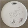 Image 1 : Stylistics drum head signed by 4 band members