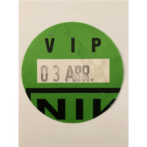 Nine Inch Nails VIP Backstage Pass