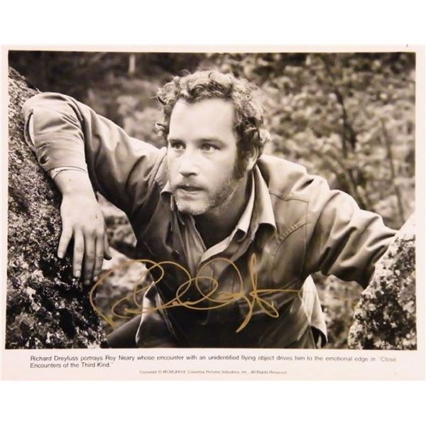Richard Dreyfuss signed movie still photo