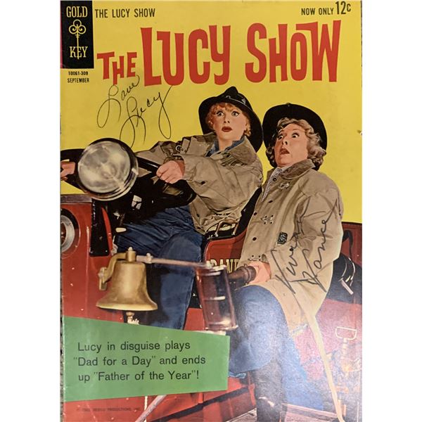 The Lucy Show signed 1963 comic book. GFA Authenticated