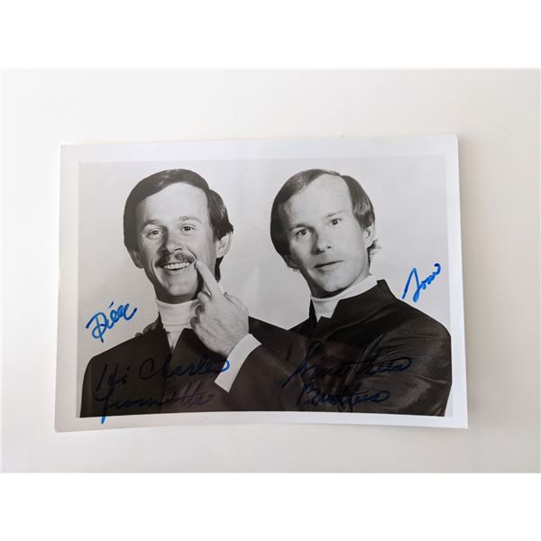 Smothers Brothers Tom and Dick Smothers signed photo