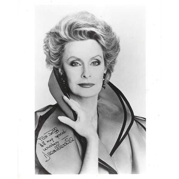 Dina Merrill signed photo