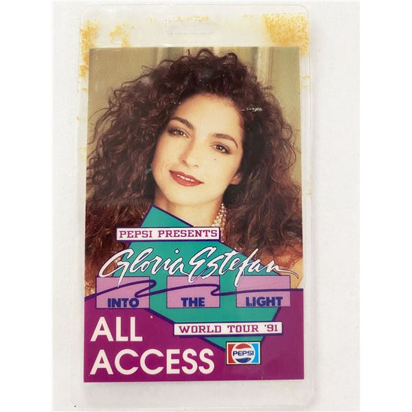 Gloria Estefan World Tour '91 All Access Pass