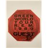 Image 1 : R.E.M Green World Tour 1989 Guest Pass
