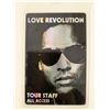 Image 1 : Lenny Kravitz Love Revolution All Access Tour Staff Pass