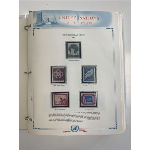 White Ace Historical Postage Stamp Album Of The United Nations