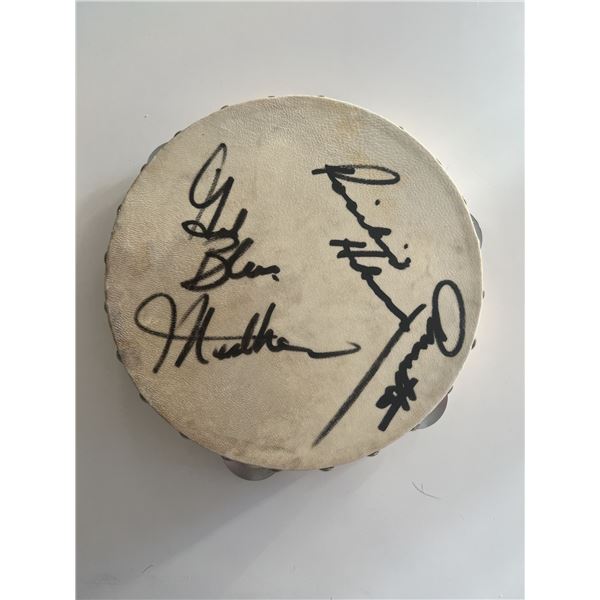 Martha and The Vandellas signed tambourine