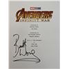 Image 1 : Avengers: Infinity War signed script cover