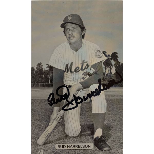 NY Mets Bud Harrelson signed photo