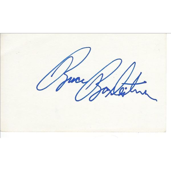 Bruce Boxleitner original signature