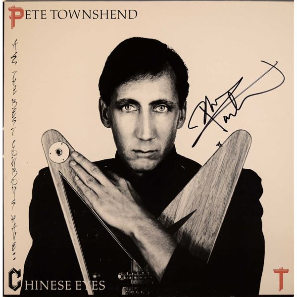 Pete Townshend signed Chinese Eyes album