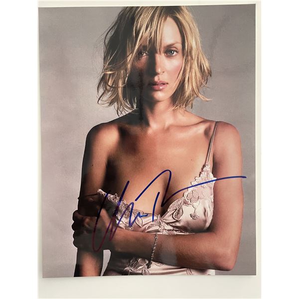 Uma Thurman signed photo