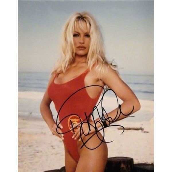 Pamela Anderson signed promo photo