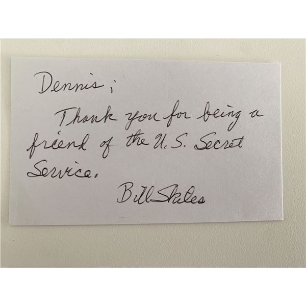 Author Bill Skiles original signature