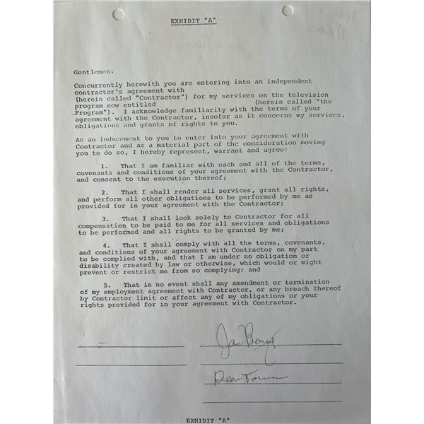 Jan and Dean signed contract