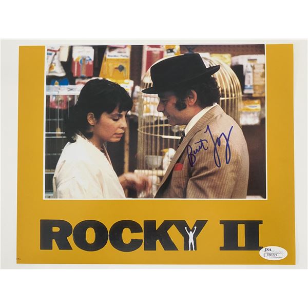 Rocky II Burt Young signed movie photo - JSA
