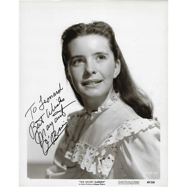 Margaret O'Brien Signed Photo