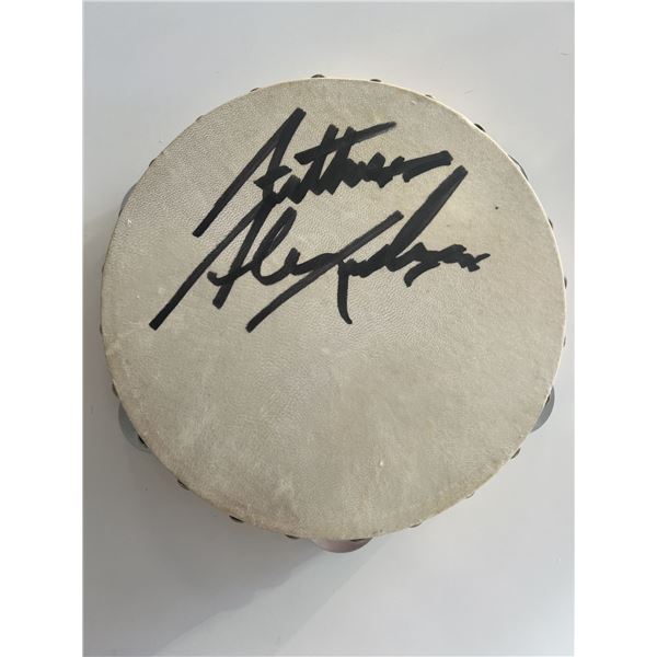 Arthur Alexander signed tambourine