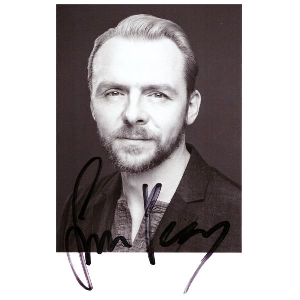 Mission Impossible Simon Pegg signed photo