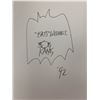 Image 1 : Bob Kane Batman hand drawn signed sketch