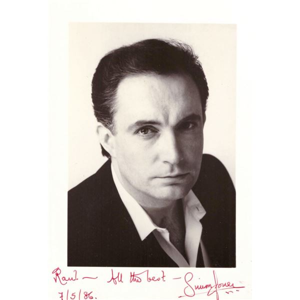 Simon Jones signed photo