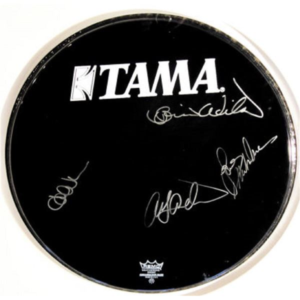 Framed The Beach Boys signed Drum Head