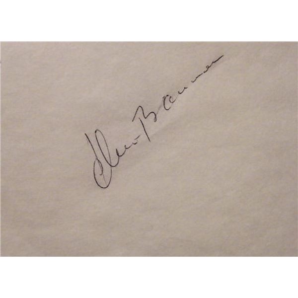 Hogan's Heroes John Banner signature slip
