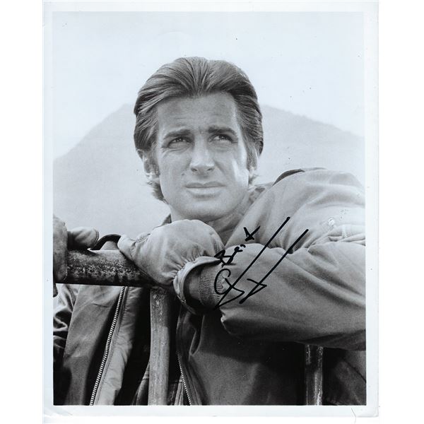 Evel Knievel George Hamilton signed movie photo