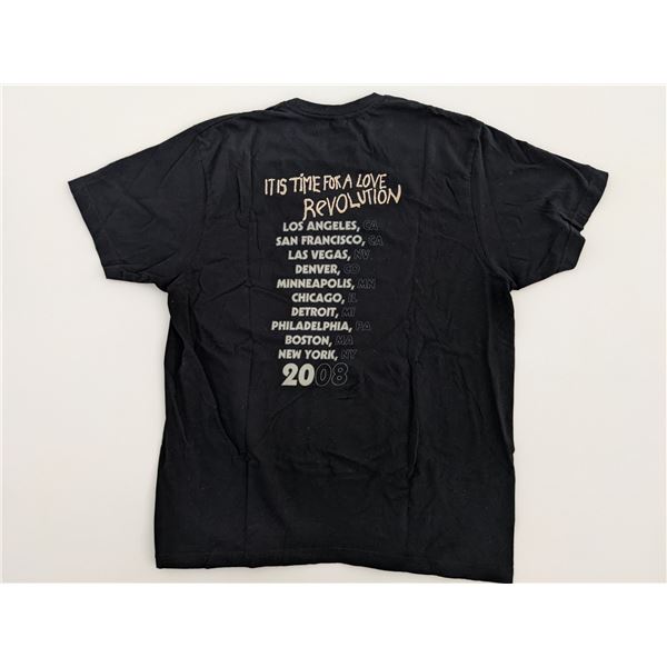 Lenny Kravitz It Is Time for a Love Revolution 2008 T-Shirt