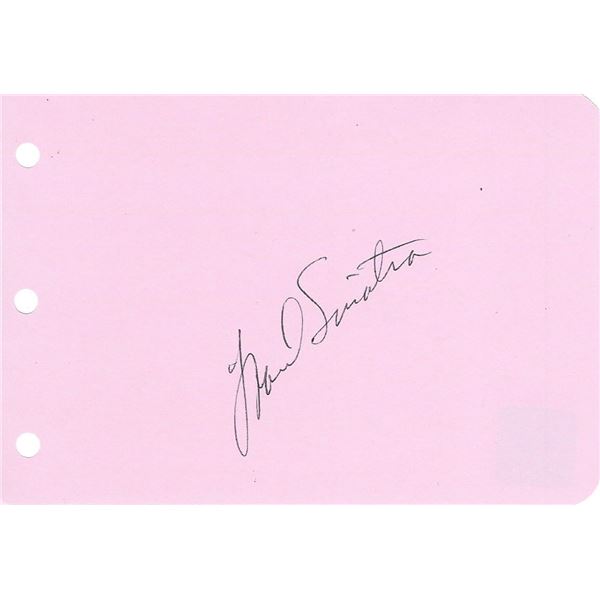 Frank Sinatra autograph