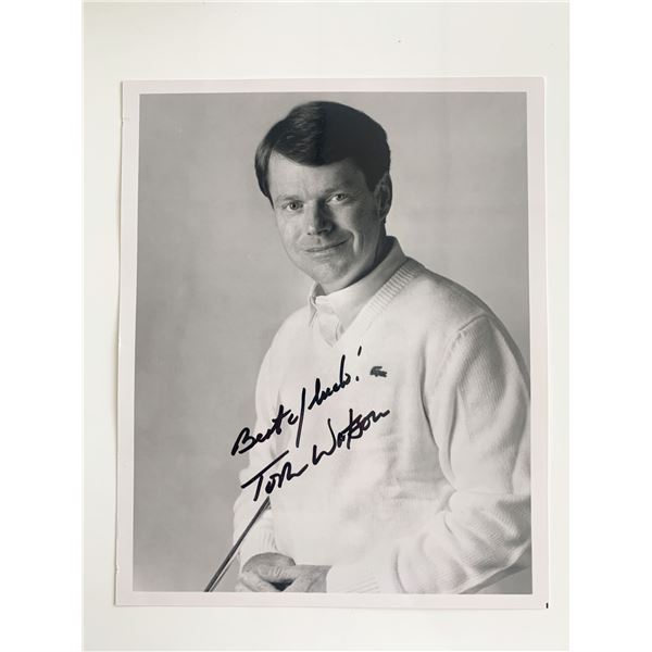 Tom Watson Signed Photo