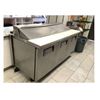 Image 1 : Table de préparation réfrigérée, en acier inoxydable, 72"