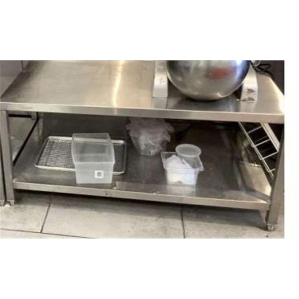 Table de travail en acier inoxydable, 48