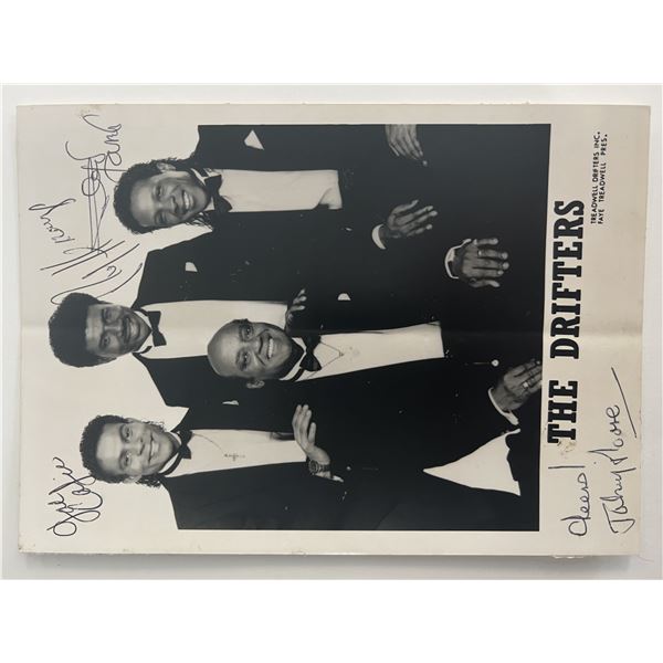 The Drifters signed photo