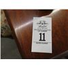 Image 2 : Carved Mahogany Pedestal Dining Table w/Leaves and 6 Chairs
