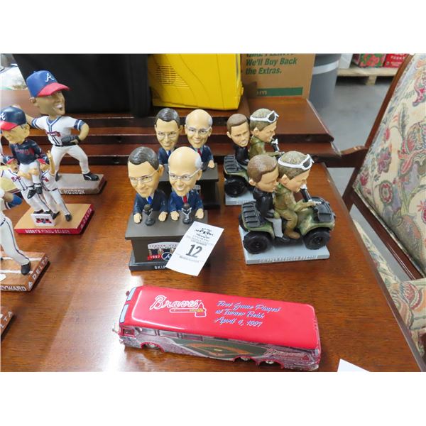 Braves Tour Bus, Chipper/Freddy/Pete Bobbleheads