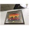 Image 1 : Framed Wall Art Elephant Family Signed Royals Never Give Up - 18 X 20