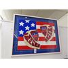 Image 1 : Divided US Flag Signed Altenhoff - 30 X 36